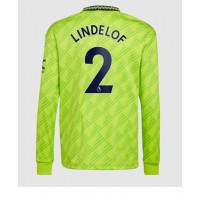 Fotbalové Dres Manchester United Victor Lindelof #2 Alternativní 2022-23 Dlouhý Rukáv